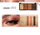 Matte Quad Eyeshadow Palette - 10 Types - 03#  - 1.5g