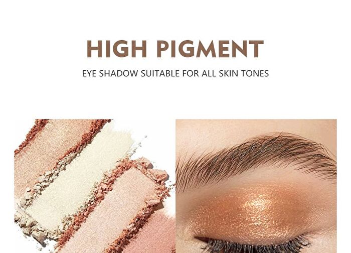 Matte Quad Eyeshadow Palette - 10 Types - 03#  - 1.5g