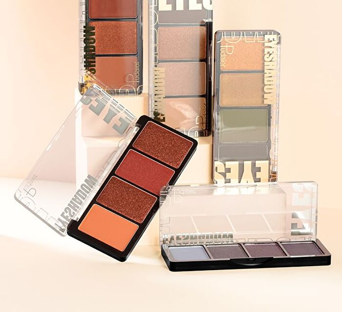 Matte Quad Eyeshadow Palette - 10 Types - 03#  - 1.5g