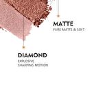Matte Quad Eyeshadow Palette - 10 Types - 03#  - 1.5g