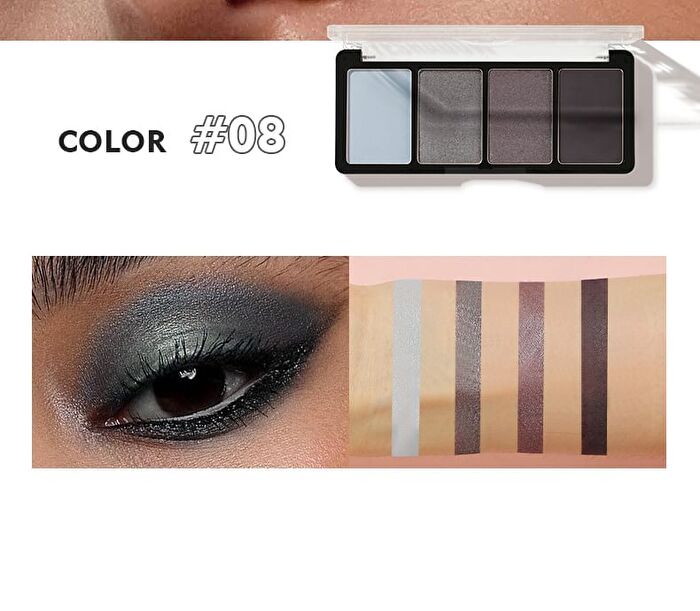 Matte Quad Eyeshadow Palette - 10 Types - 03#  - 1.5g