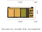 Matte Quad Eyeshadow Palette - 10 Types - 03#  - 1.5g