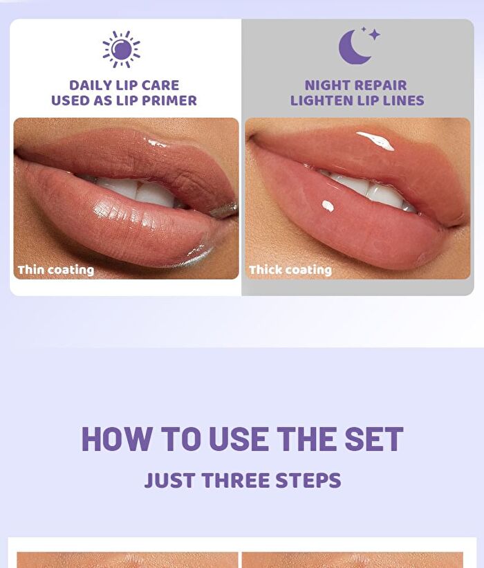 Moisturizing Bubble Lip Mask Set - Set  - 10g