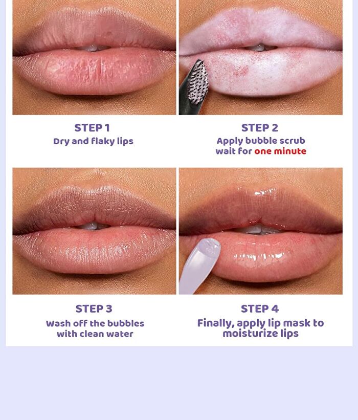 Moisturizing Bubble Lip Mask Set - Set  - 10g
