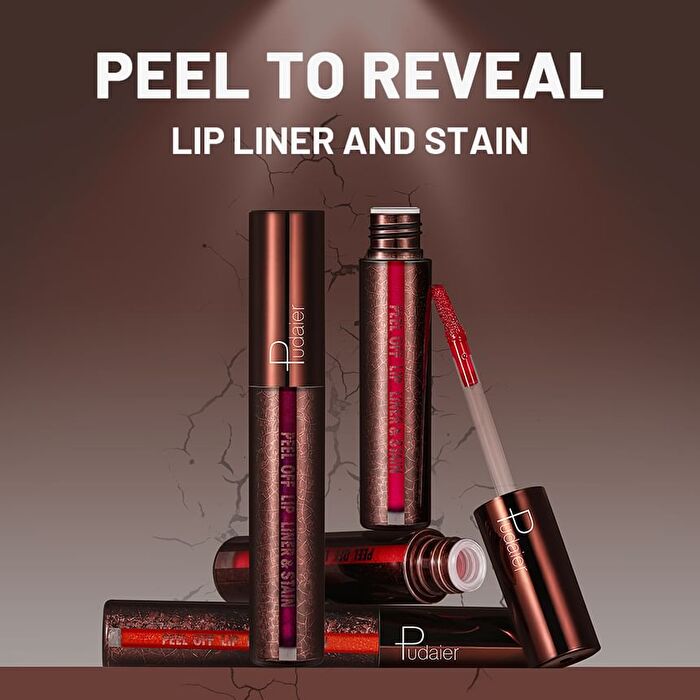 Metallic Long-Lasting Peel-Off Lip Tint - 5 Colors - 01# Cocoon - 3g