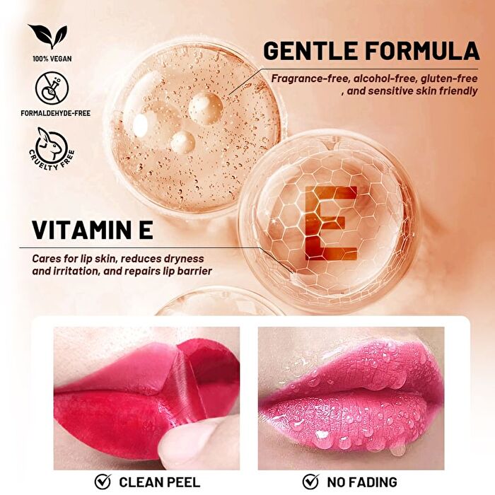 Metallic Long-Lasting Peel-Off Lip Tint - 5 Colors - 01# Cocoon - 3g