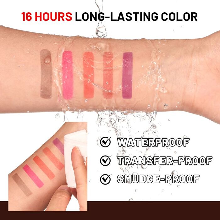Metallic Long-Lasting Peel-Off Lip Tint - 5 Colors - 01# Cocoon - 3g