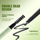 Dual-Ended Waterproof Eyebrow Pen - 9 Colors - 03# Mint Chocolate - 0.1g
