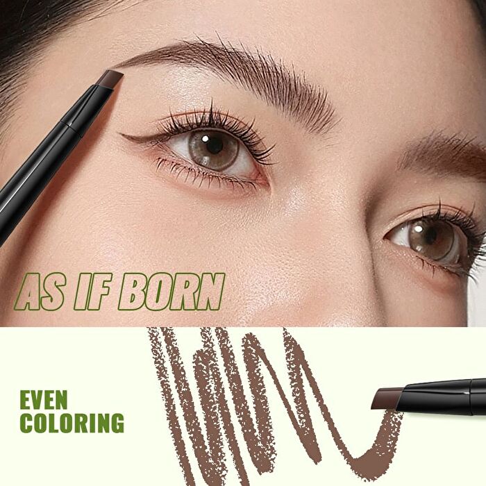 Dual-Ended Waterproof Eyebrow Pen - 9 Colors - 03# Mint Chocolate - 0.1g
