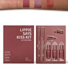 Matte & Pearlescent Liquid Lipstick Set - 6 Types - 01# David Austin - 23.5g