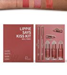 Matte & Pearlescent Liquid Lipstick Set - 6 Types - 01# David Austin - 23.5g
