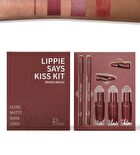 Matte & Pearlescent Liquid Lipstick Set - 6 Types - 01# David Austin - 23.5g