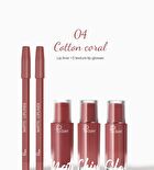 Matte & Pearlescent Liquid Lipstick Set - 6 Types - 01# David Austin - 23.5g