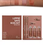 Matte & Pearlescent Liquid Lipstick Set - 6 Types - 01# David Austin - 23.5g