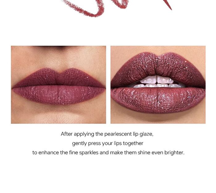 Matte & Pearlescent Liquid Lipstick Set - 6 Types - 01# David Austin - 23.5g