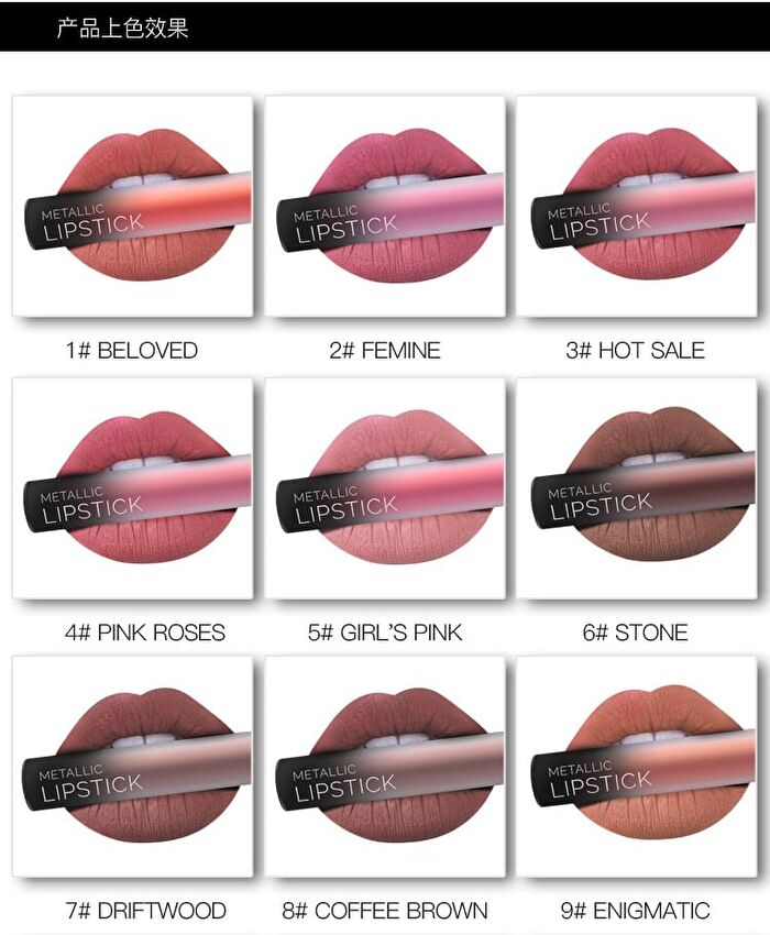 Mist Non-Stick Cup Lip Mud - 25 Colors - 01# Beloved - 6ml