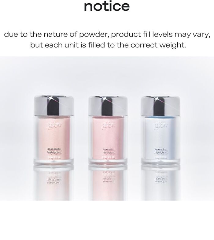 glow Seasoning Highlighter - 3.3g x 3 pcs