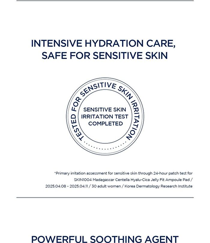 SKIN1004 Madagascar Centella Hyalu-Cica Jelly-Fit Ampoule Pad - 60 pads