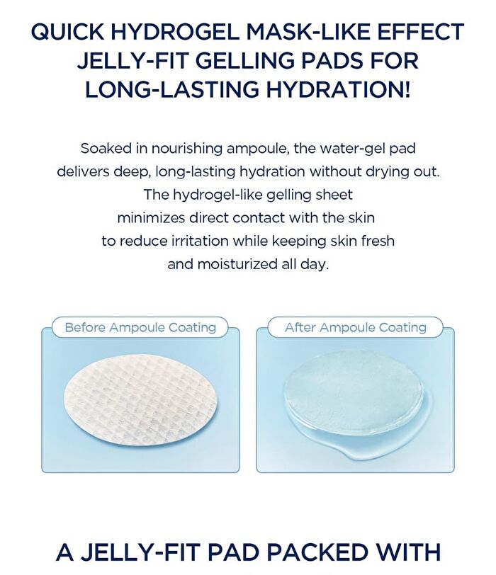 SKIN1004 Madagascar Centella Hyalu-Cica Jelly-Fit Ampoule Pad - 60 pads