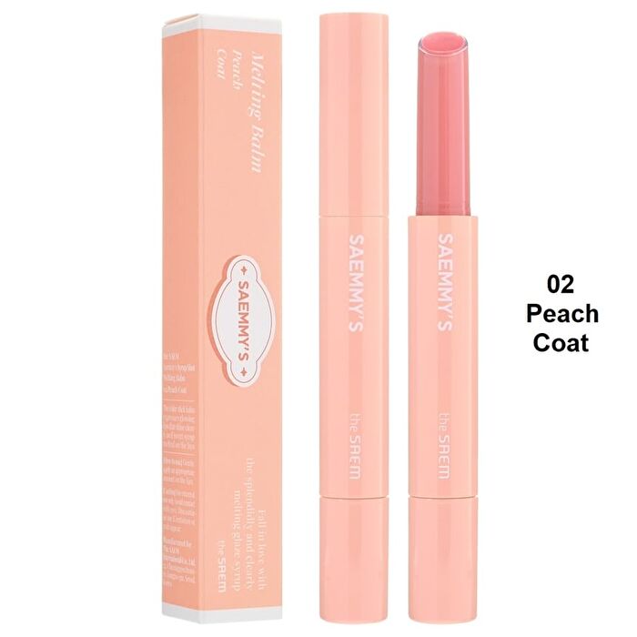Saemmy\'s Syrup Shot Melting Balm - 10 Colors - 2025 Version  - #07 Bare Peach