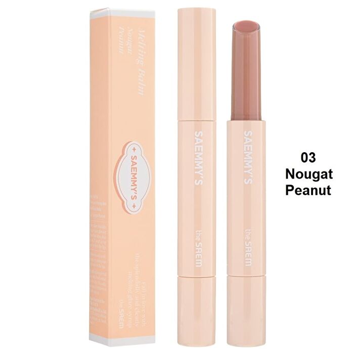 Saemmy\'s Syrup Shot Melting Balm - 10 Colors - 2025 Version  - #07 Bare Peach