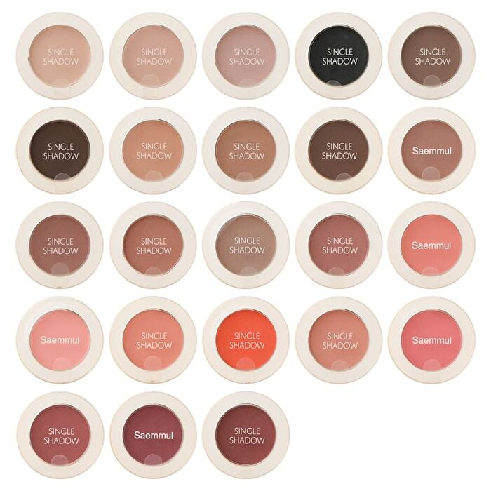 Saemmul Single Shadow Matt - 13 Colors - 2025 Version - #WH02