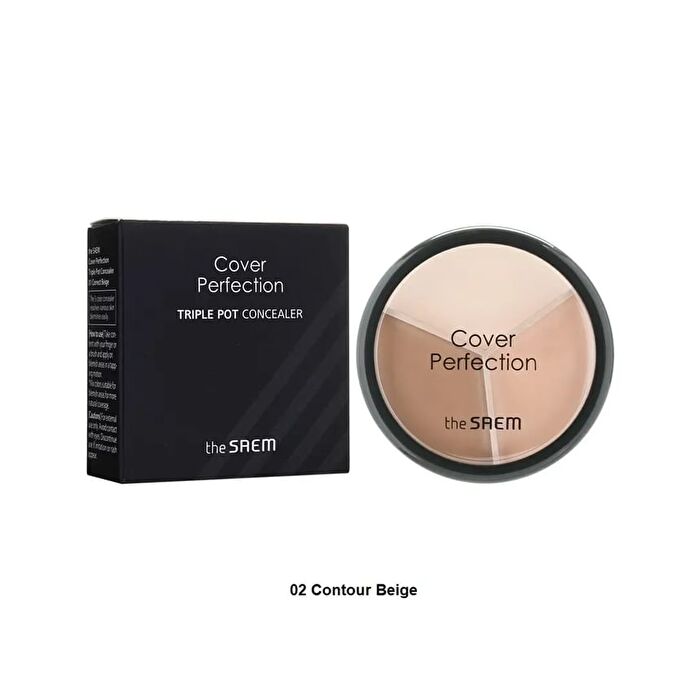 Cover Perfection Triple Pot Concealer - 7 Types - 2025 Version - #07 Pink Beige