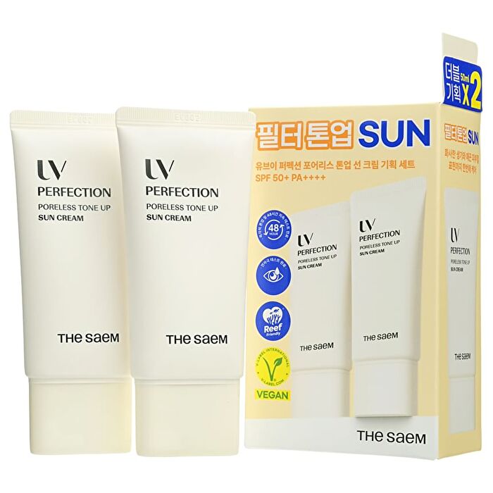 UV Perfection Poreless Tone Up Sun Cream Special Set - 2 pcs