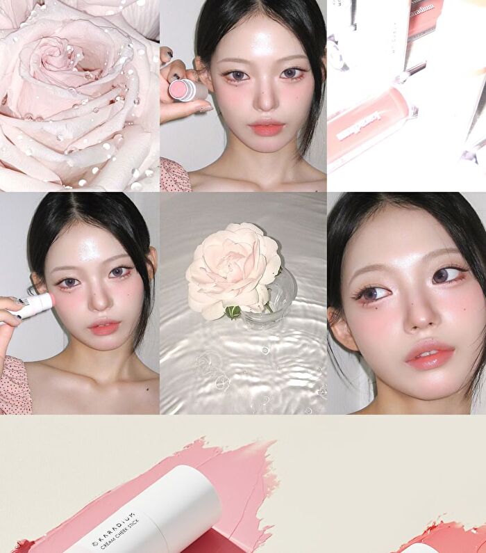 Karadium Cream Cheek Stick - 3 Colors - Peony