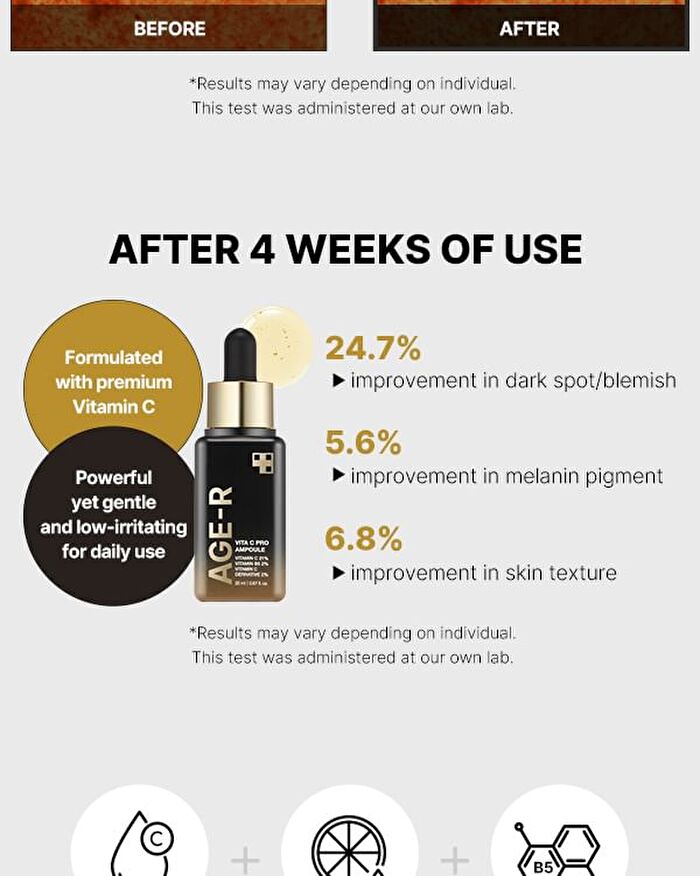AGE-R Vita C Pro Ampoule (EU/UK Packaging) - 20ml