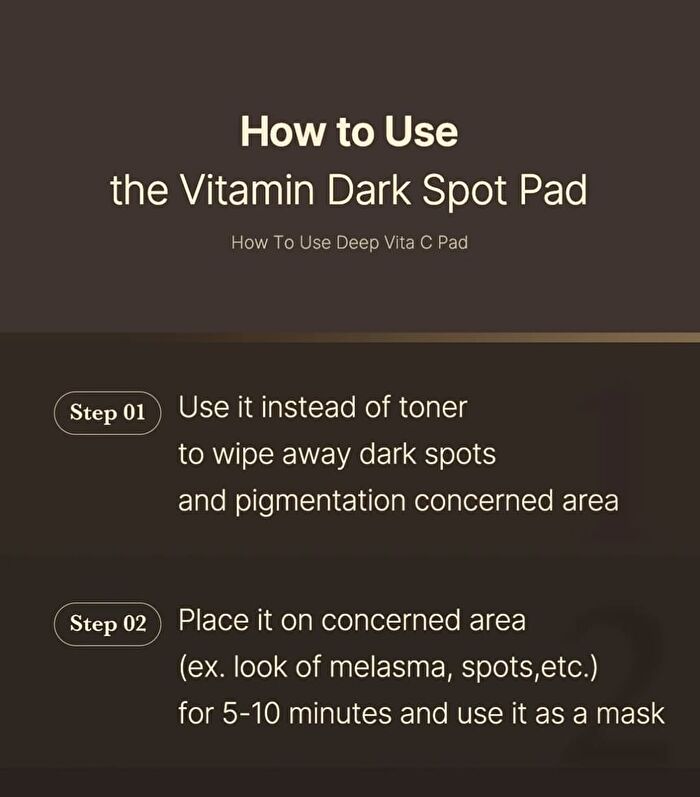 Deep Vita C Pad (EU/UK Packaging) - 70 pads