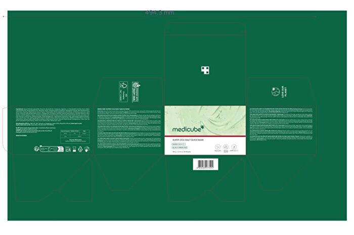 Super Cica Daily Quick Mask (EU/UK Packaging) - 30 sheets