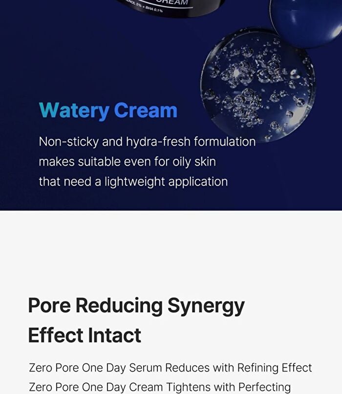 Zero Pore One Day Cream (EU/UK Packaging) - 50ml