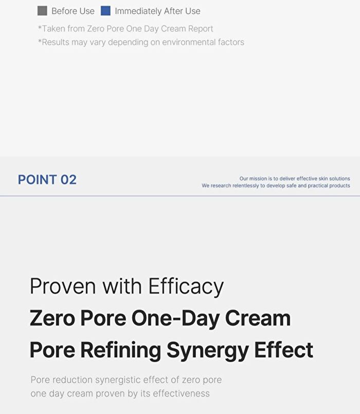Zero Pore One Day Cream (EU/UK Packaging) - 50ml