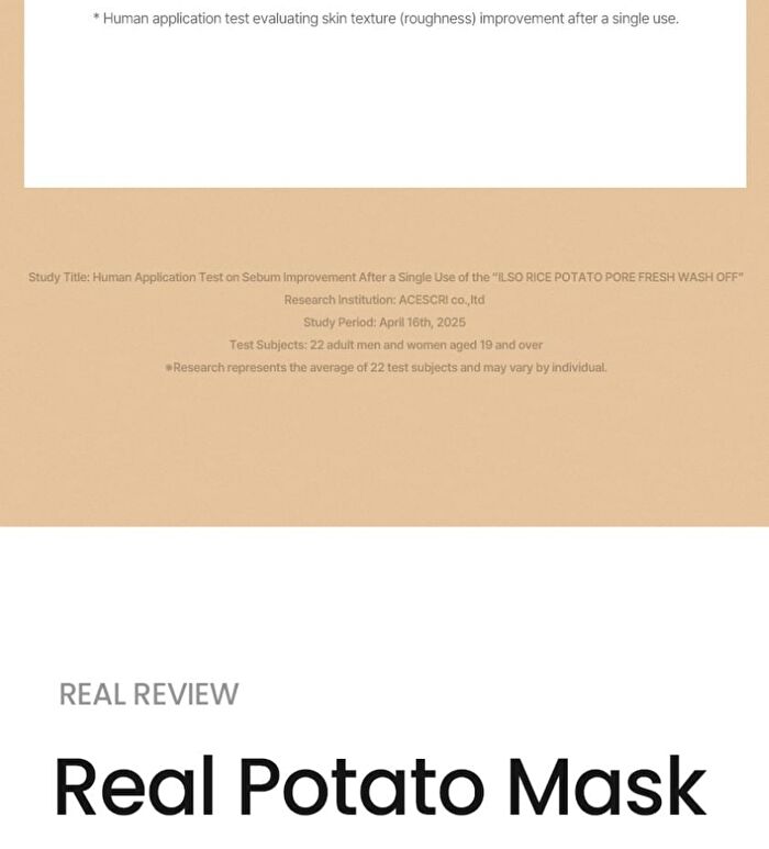 Rice Potato Pore Fresh Wash Off - 150g
