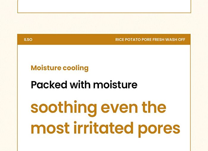 Rice Potato Pore Fresh Wash Off - 150g