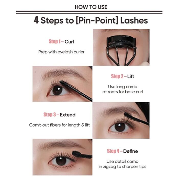 Pin Point Mascara - #Black -  6g