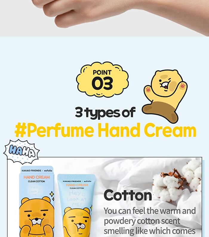 esfolio Look At Me Hand Cream KAKAO FRIENDS Edition - 3 Types - Fresh Grapefruit