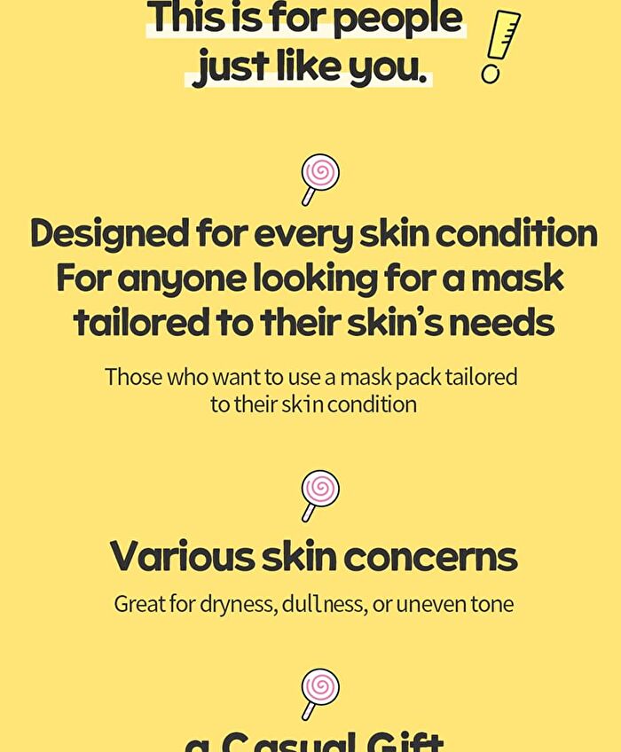 esfolio Look At Me Ampoule Mask Set KAKAO FRIENDS Edition - 25ml x 8 sheets