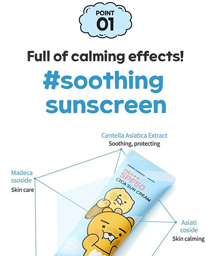esfolio Look At Me Cica Sun Cream KAKAO FRIENDS Edition - 30g