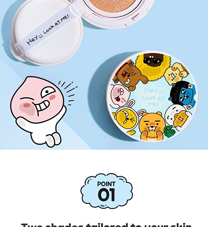 esfolio Look At Me Soothing Sun Cushion KAKAO FRIENDS Edition - 2 Colors - Beige