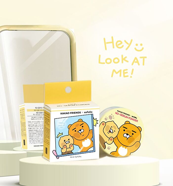 esfolio Look At Me Cica No-Sebum Powder KAKAO FRIENDS Edition - 5g