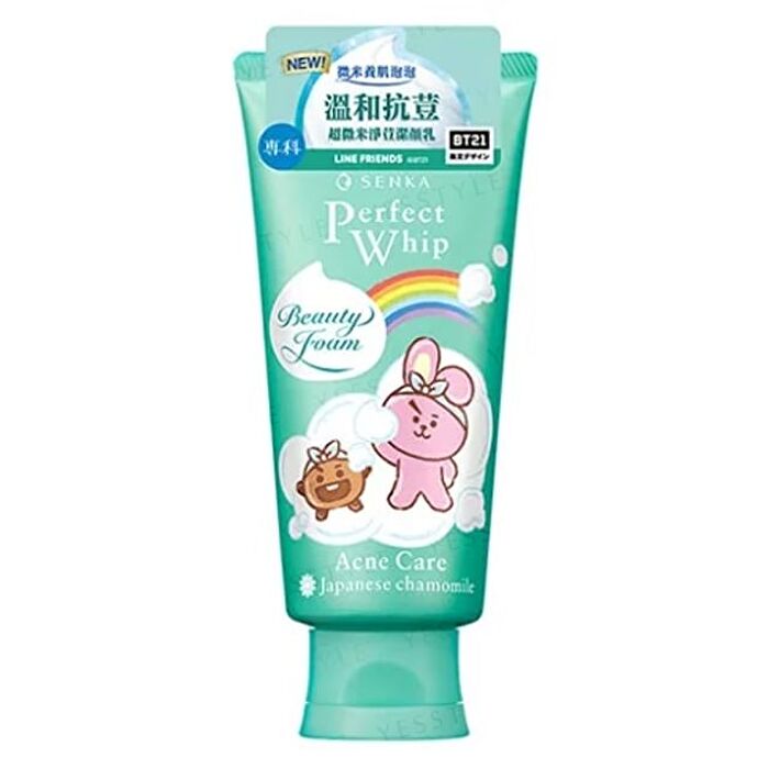 BTS Senka Perfect Whip Acne Care Beauty Face Foam - 100g