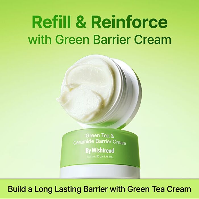 Green Tea & Ceramide Barrier Cream - 50g