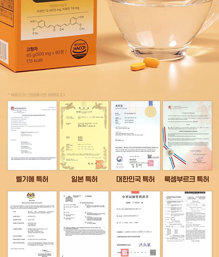 Water Soluble Curcumin Bioperine - 500mg x 90 tablets