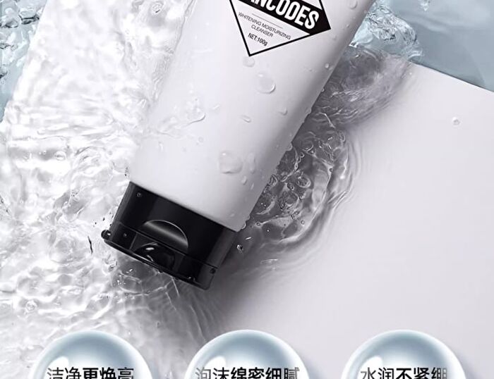 Mancodes Nicotinamide Whitening Moisturizing Cleanser - 100g