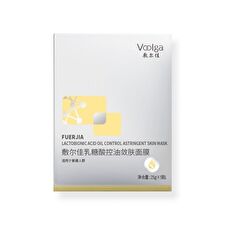 Voolga Lactobionic Acid Oil Control Astringent Mask - 25g x 5pcs