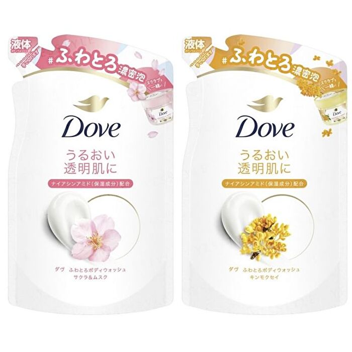 Fluffy Body Wash Refill - Osmanthus 340g