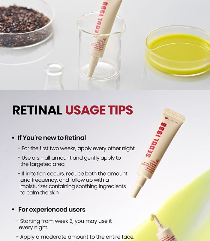 Ksecret SEOUL 1988 Advanced Shot : Retinal Liposome 12% + Black Rice - 15ml