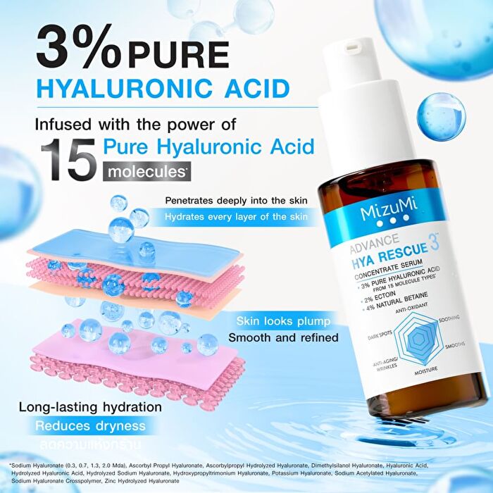 Advance Hya Rescue 3 Concentrate Serum - 30ml